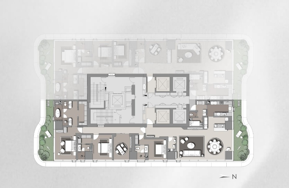 3室2厅5卫 建面：439㎡